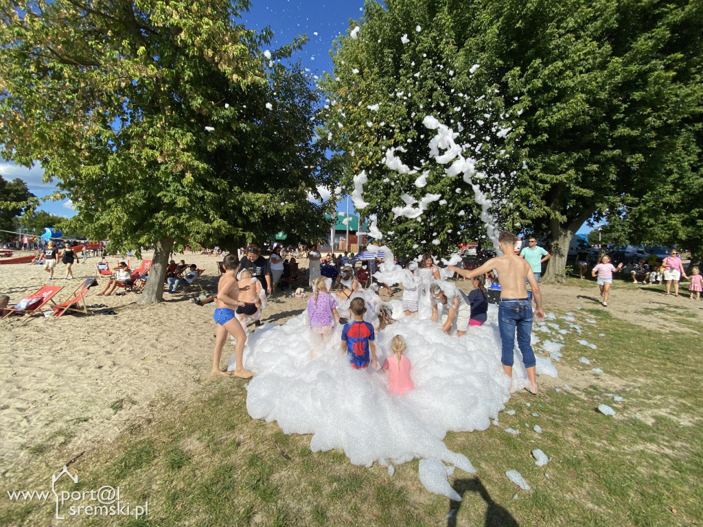 Zakończenie sezonu letniego na plaży
