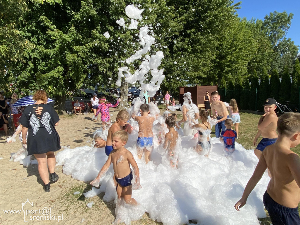Zakończenie sezonu letniego na plaży