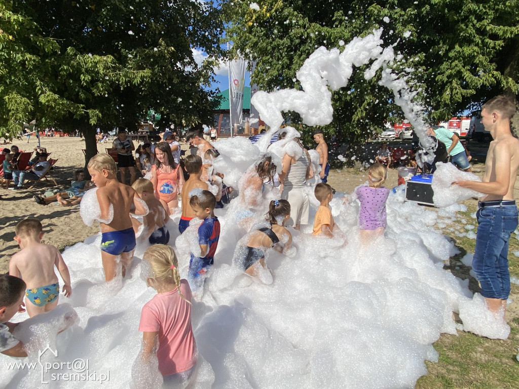 Zakończenie sezonu letniego na plaży