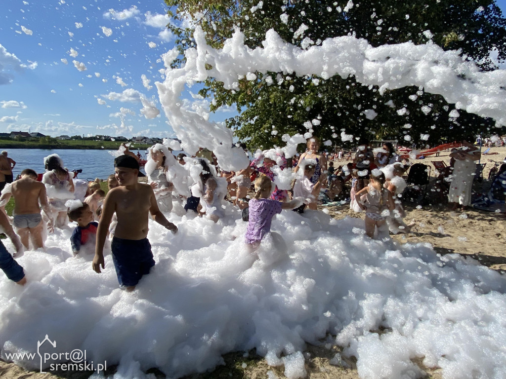 Zakończenie sezonu letniego na plaży