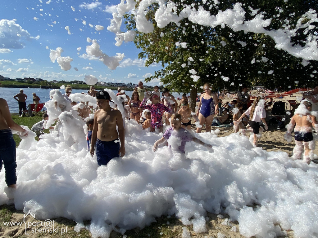 Zakończenie sezonu letniego na plaży