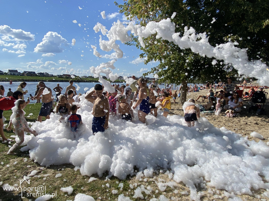 Zakończenie sezonu letniego na plaży