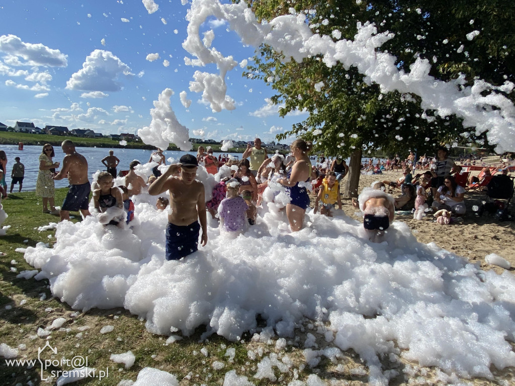 Zakończenie sezonu letniego na plaży