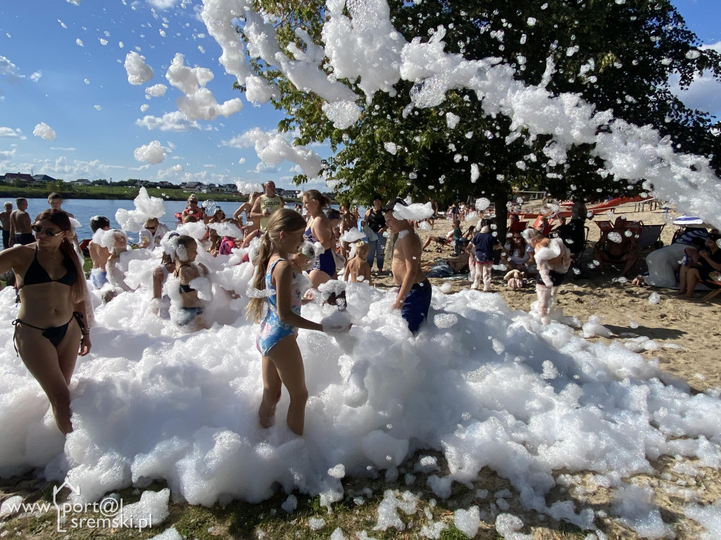 Zakończenie sezonu letniego na plaży