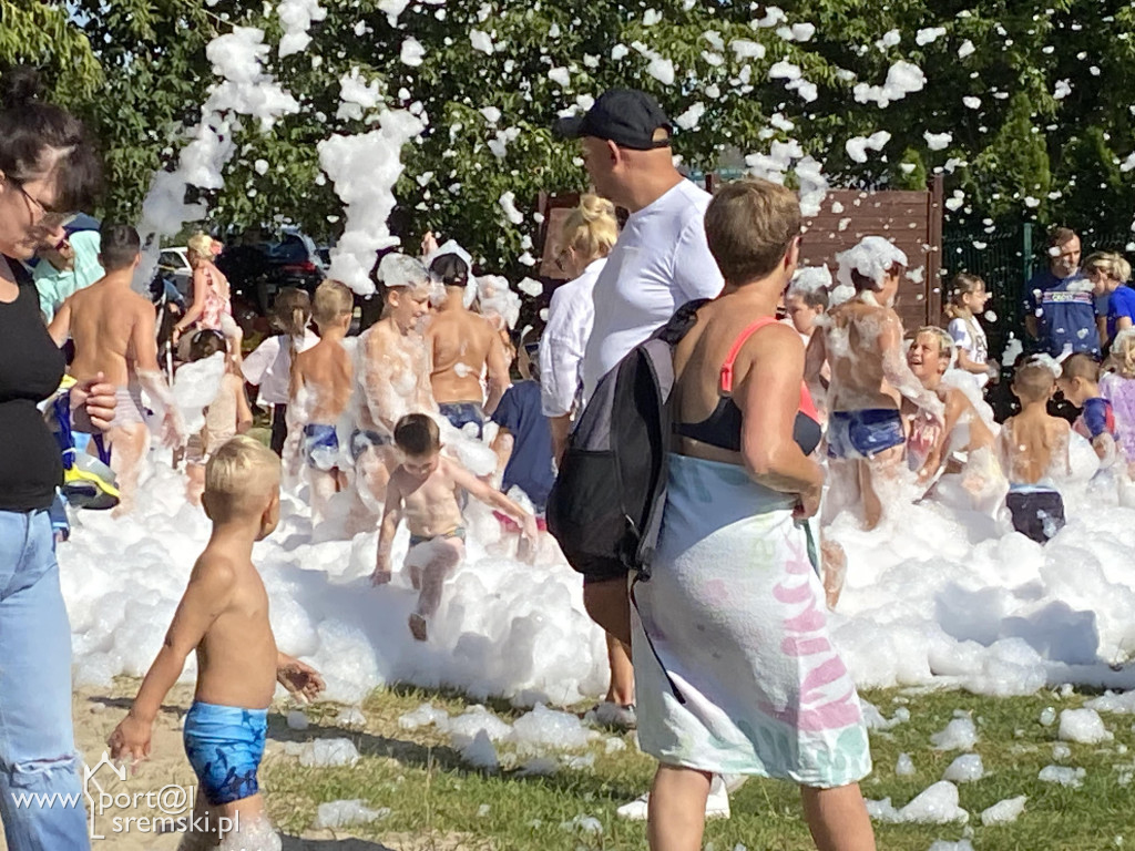 Zakończenie sezonu letniego na plaży