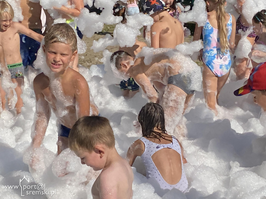 Zakończenie sezonu letniego na plaży