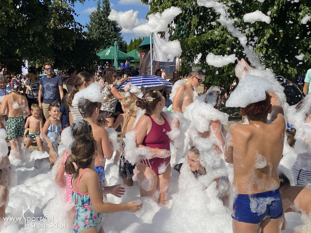 Zakończenie sezonu letniego na plaży