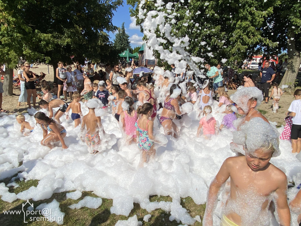 Zakończenie sezonu letniego na plaży