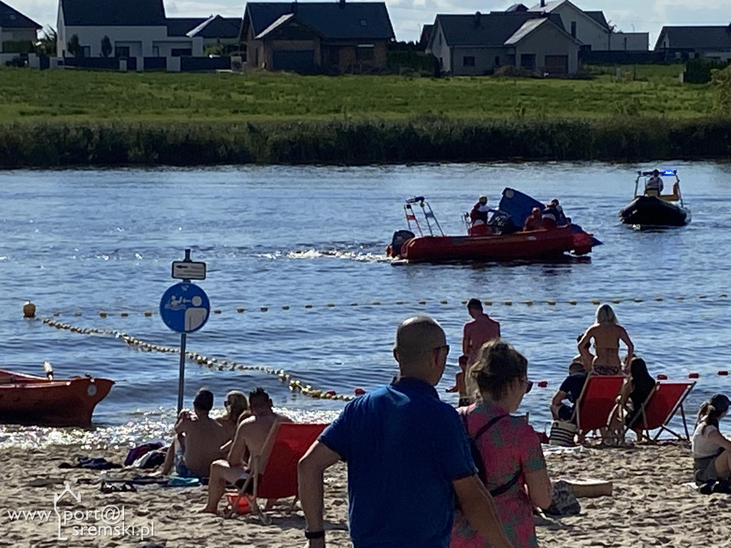 Zakończenie sezonu letniego na plaży