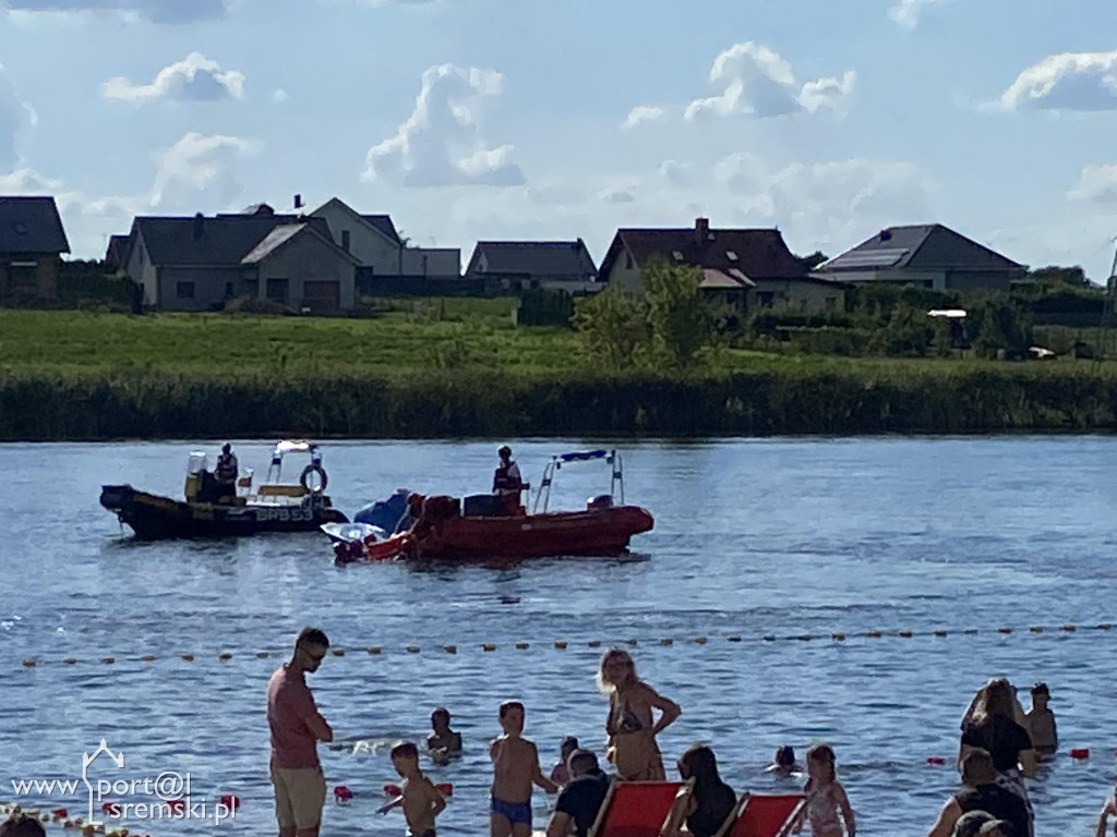 Zakończenie sezonu letniego na plaży