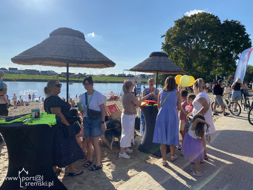 Zakończenie sezonu letniego na plaży