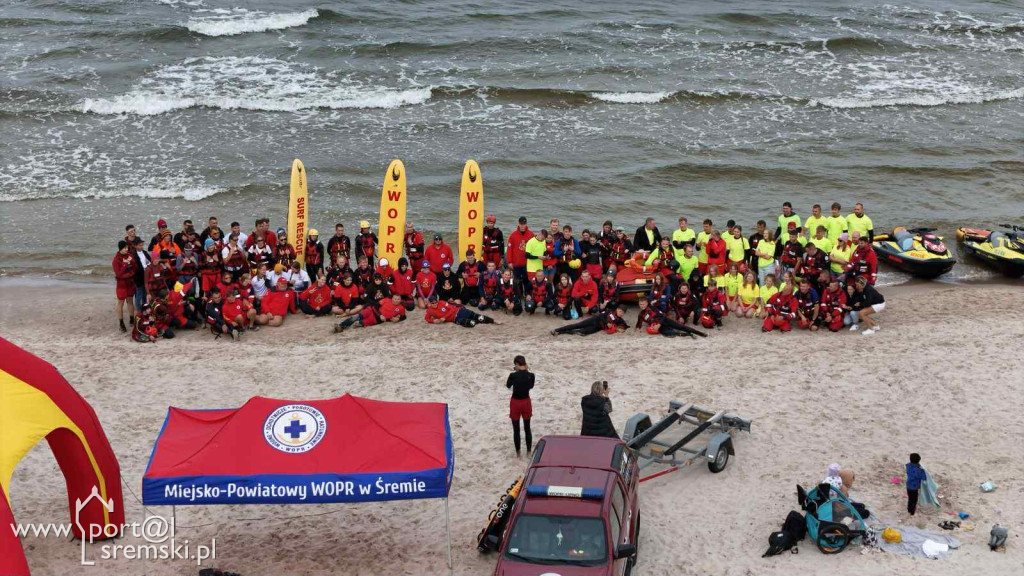 WOPR Śrem pożegnał sezon nad wybrzeżem Bałtyku