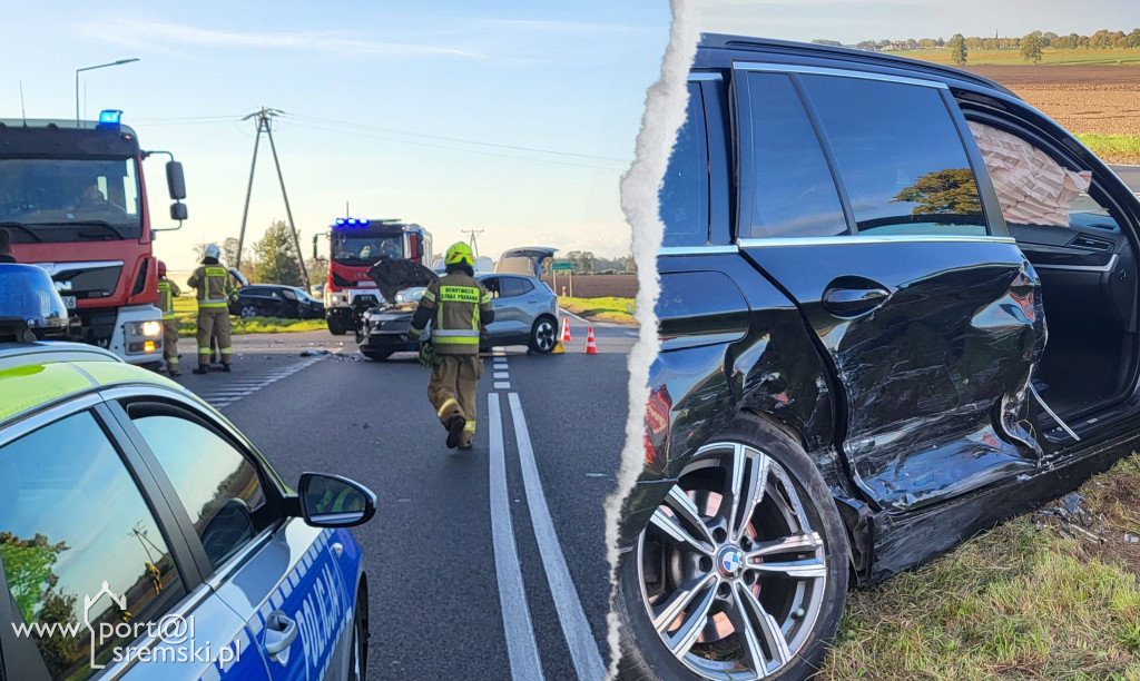 Kolizja Volvo z BMW
