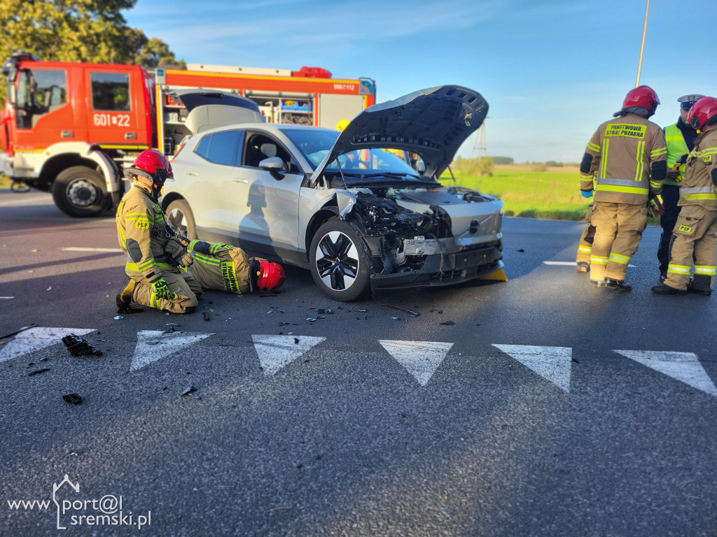 Kolizja Volvo z BMW