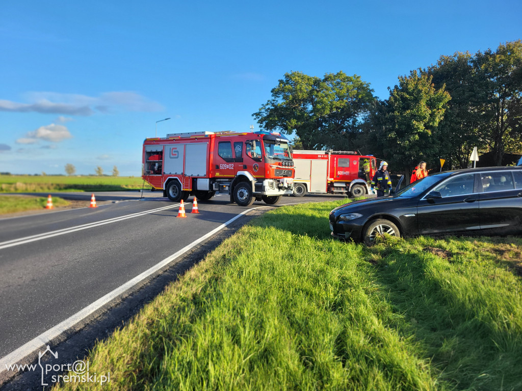 Kolizja Volvo z BMW