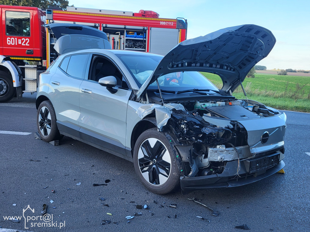 Kolizja Volvo z BMW