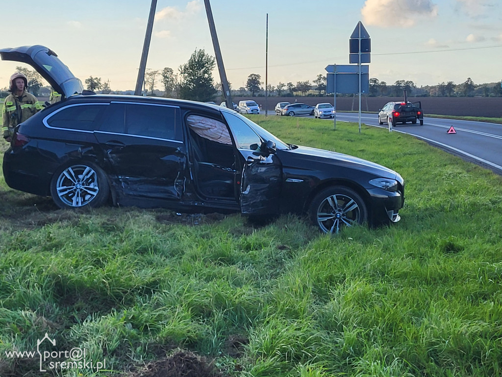 Kolizja Volvo z BMW