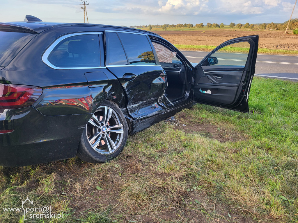 Kolizja Volvo z BMW