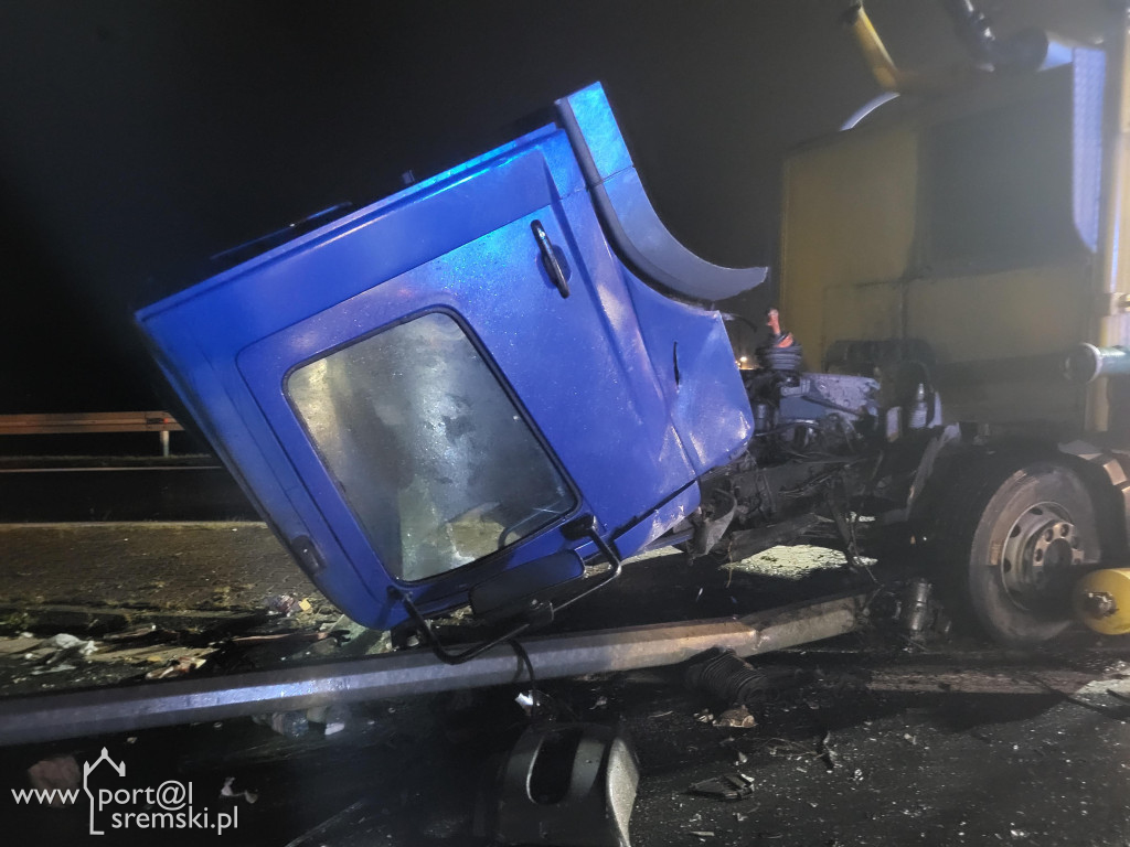 Wypadek na obwodnicy w Kawczu