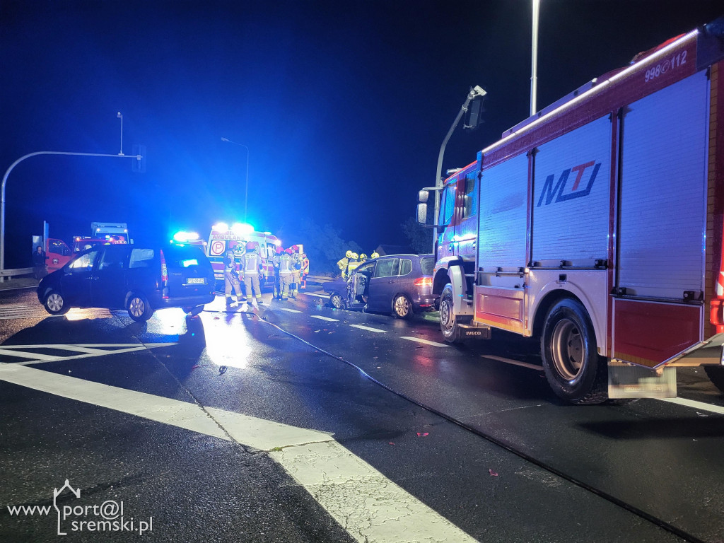 Wypadek na obwodnicy w Kawczu
