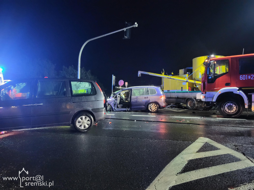 Wypadek na obwodnicy w Kawczu