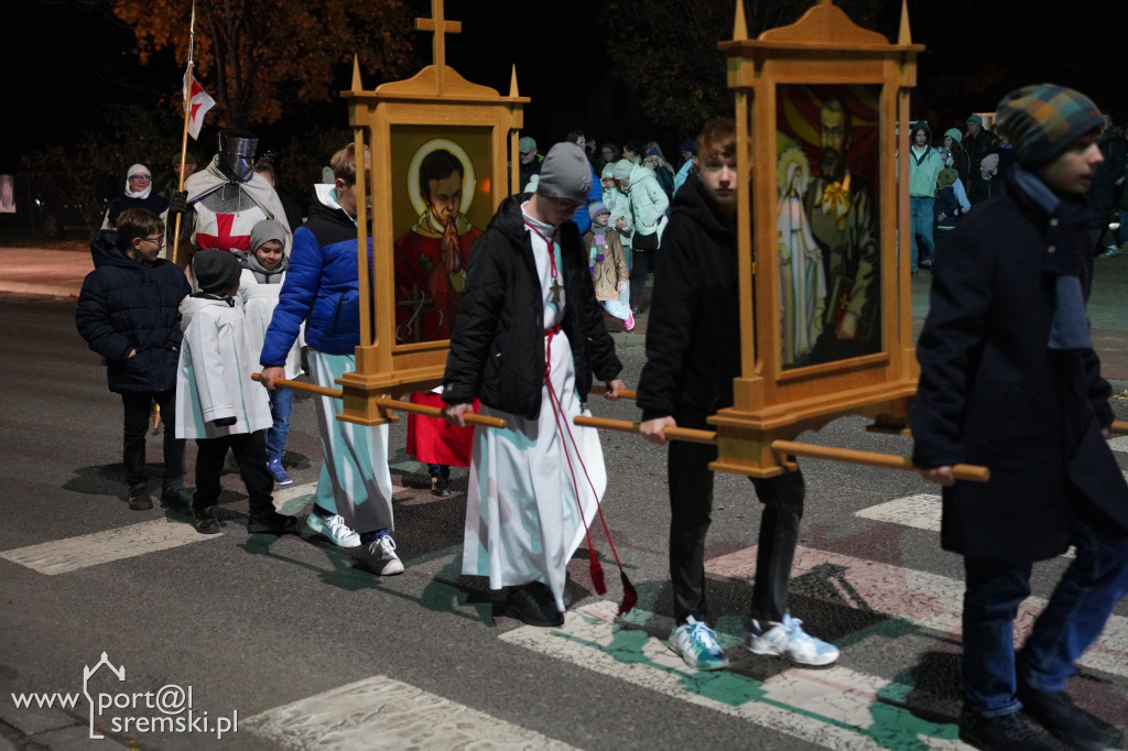 Marsz świętych w Śremie