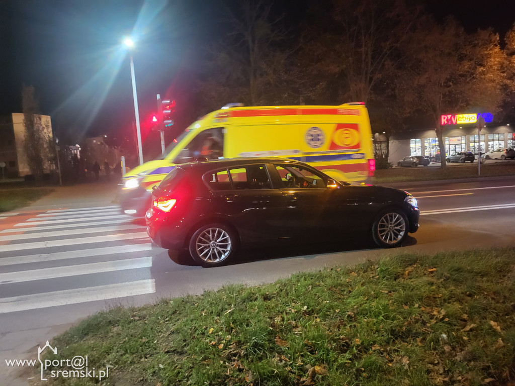 Potrącenie rowerzysty