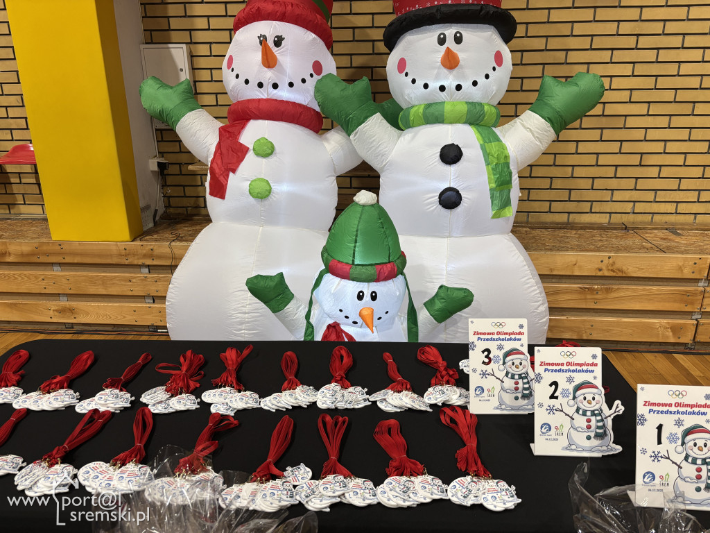 Mikołajkowa Olimpiada Przedszkolaków