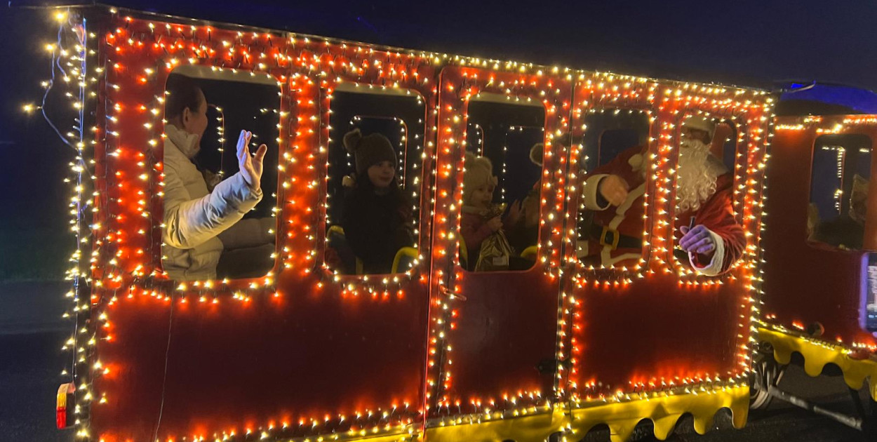 Do tych miejscowości dzisiaj  udał się św. Mikołaj pociągiem