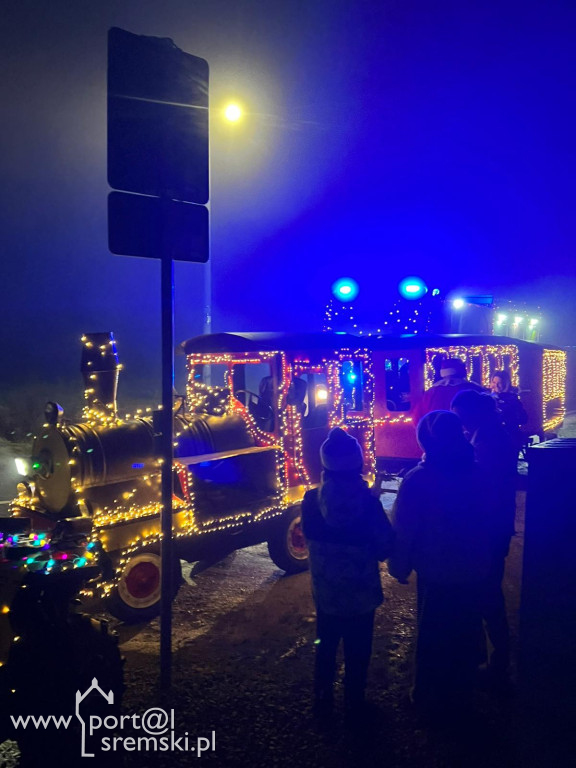 Do tych miejscowości dzisiaj  udał się św. Mikołaj pociągiem