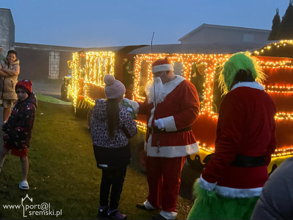 Do tych miejscowości dzisiaj  udał się św. Mikołaj pociągiem