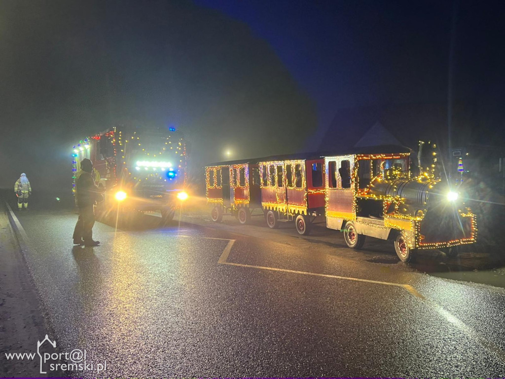 Do tych miejscowości dzisiaj  udał się św. Mikołaj pociągiem