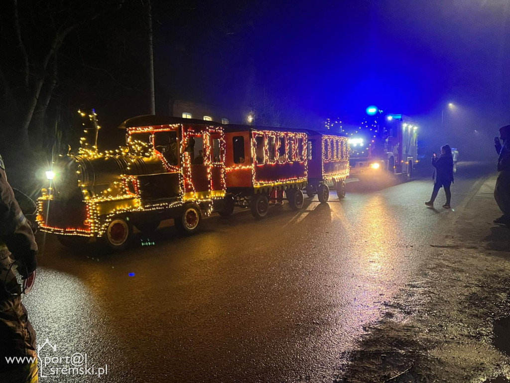 Do tych miejscowości dzisiaj  udał się św. Mikołaj pociągiem
