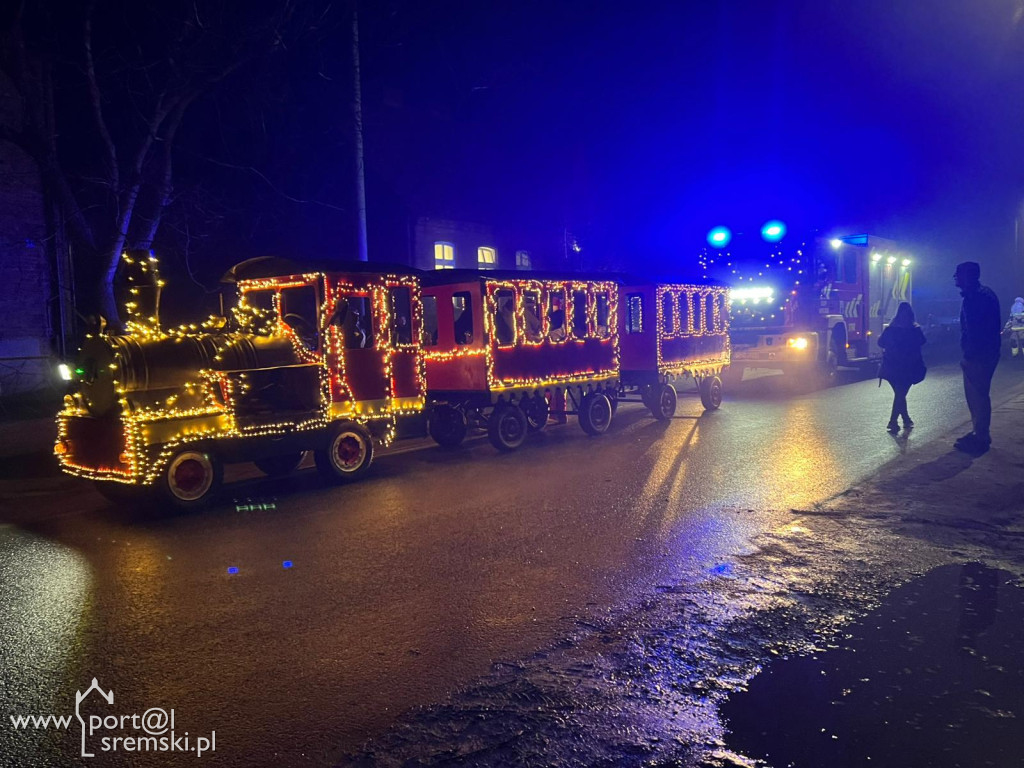Do tych miejscowości dzisiaj  udał się św. Mikołaj pociągiem
