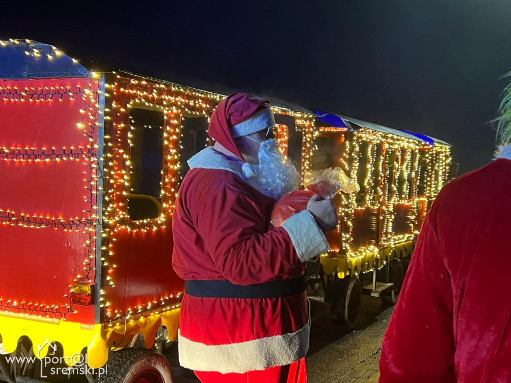 Do tych miejscowości dzisiaj  udał się św. Mikołaj pociągiem