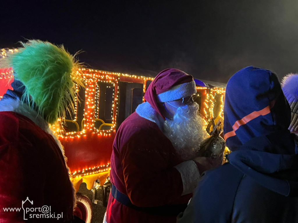 Do tych miejscowości dzisiaj  udał się św. Mikołaj pociągiem