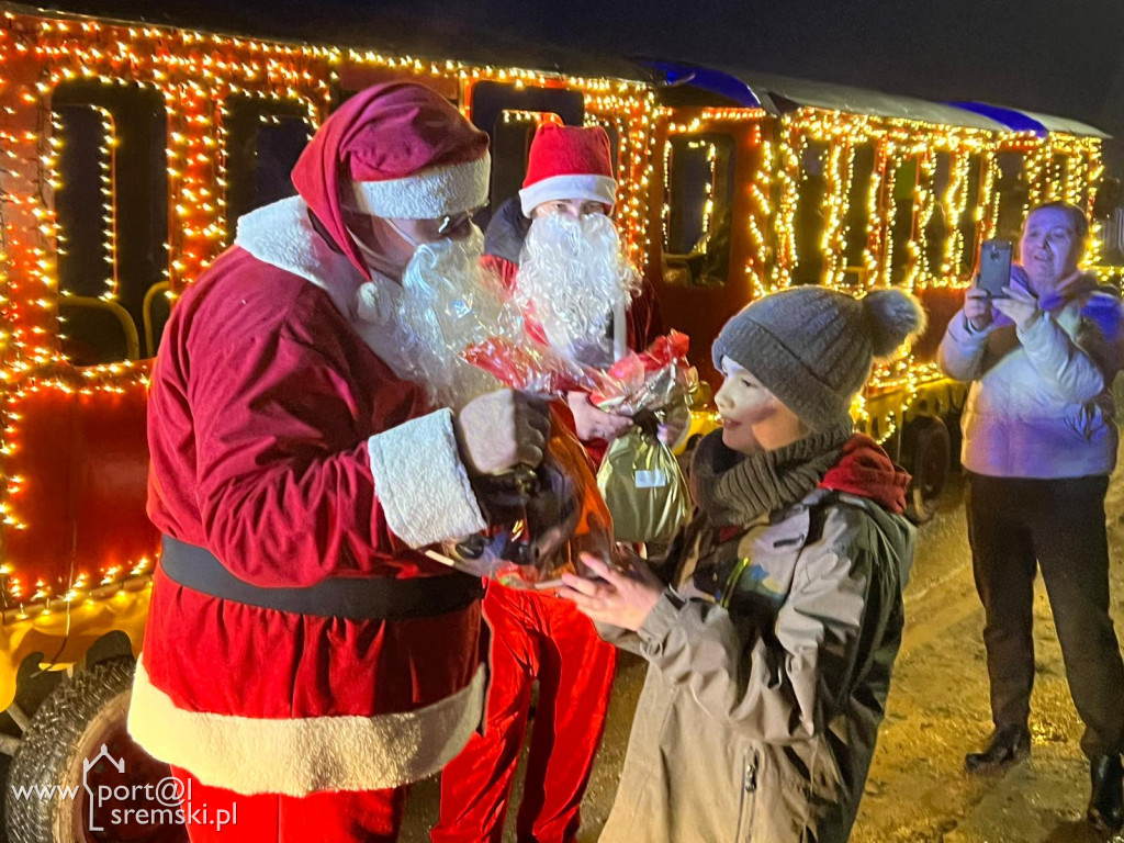 Do tych miejscowości dzisiaj  udał się św. Mikołaj pociągiem