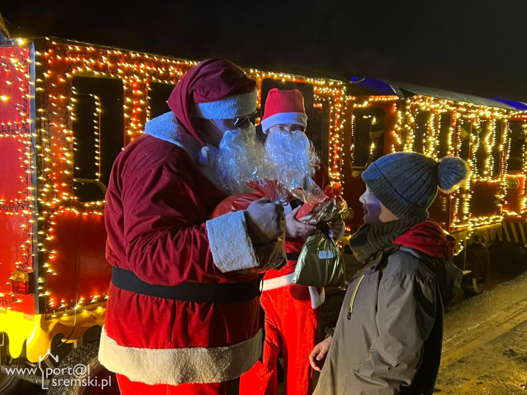 Do tych miejscowości dzisiaj  udał się św. Mikołaj pociągiem