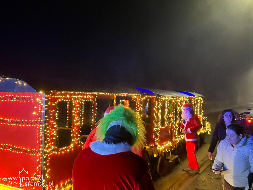 Do tych miejscowości dzisiaj  udał się św. Mikołaj pociągiem