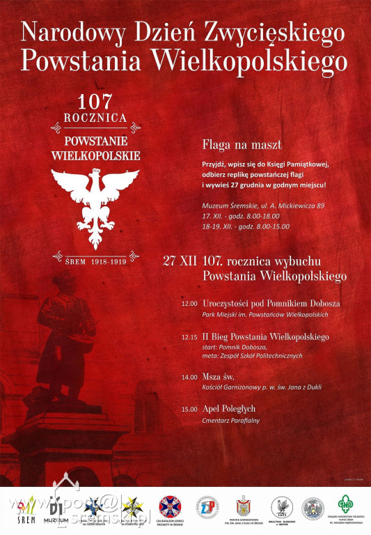 Obchody Powstania Wielkopolskiego - Harmonogram wydarzeń