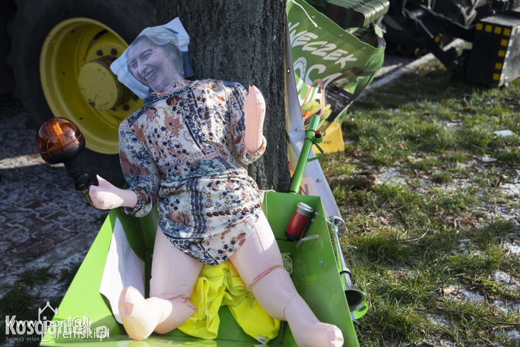 Rolnicy w Jerce protestowali  przeciwko umowie z Mercosur