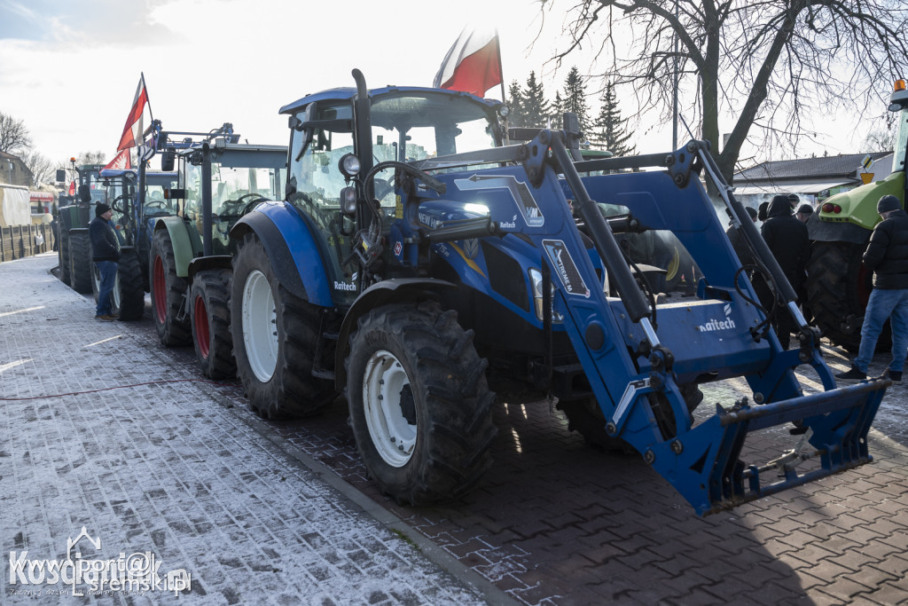 Rolnicy w Jerce protestowali  przeciwko umowie z Mercosur