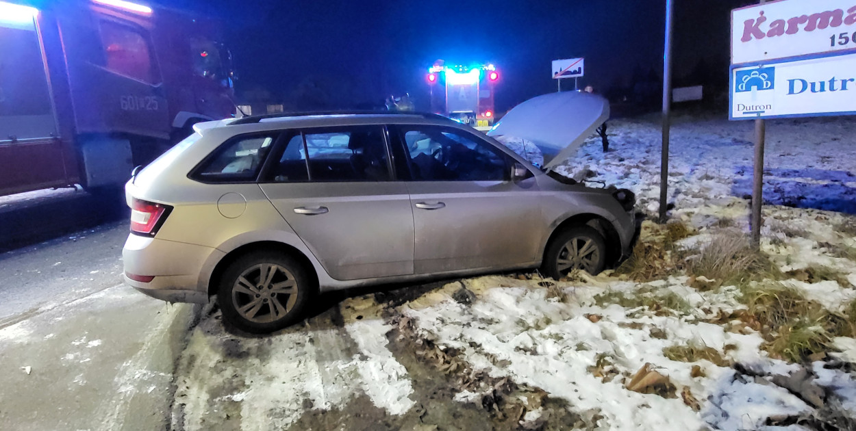 Zderzenie dwóch osobówek