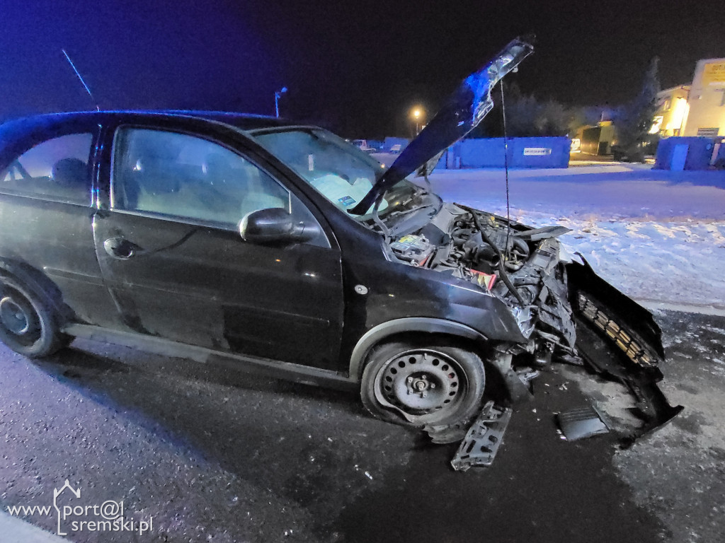 Zderzenie dwóch osobówek