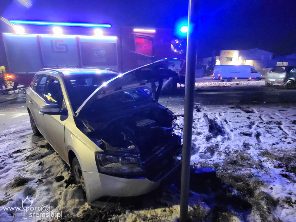 Zderzenie dwóch osobówek