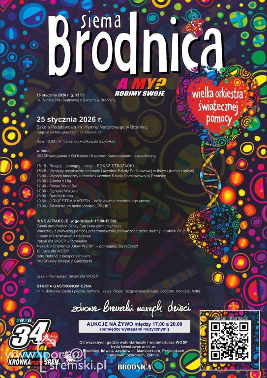 Harmonogram WOŚP w powiecie