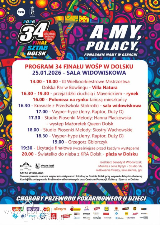 Harmonogram WOŚP w powiecie