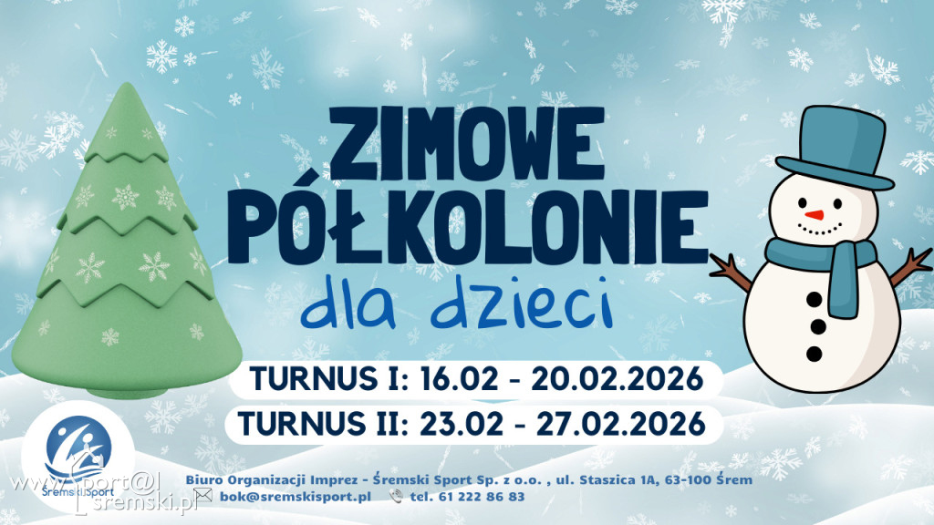 Ferie Zimowe w Gminie Śrem 2026