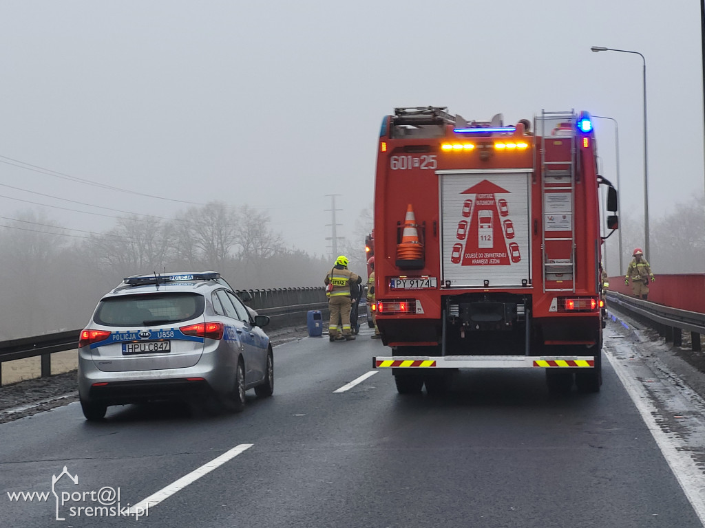 Obwodnica chwilowo zablokowana