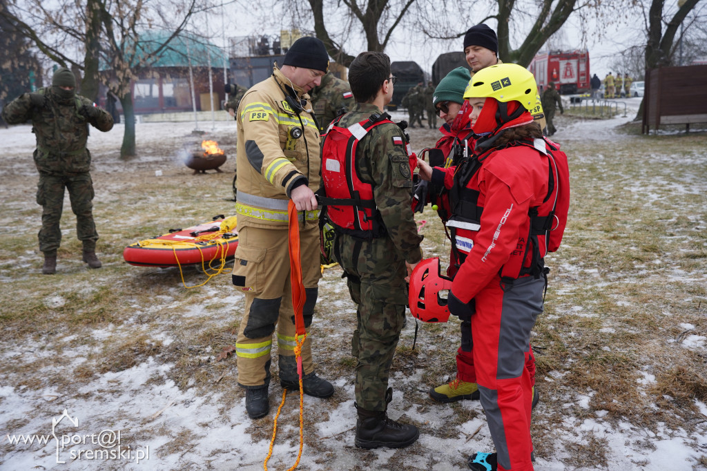 Ćwiczenia na lodzie